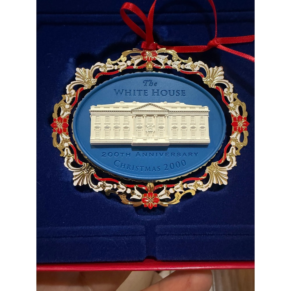White House Historical Association 2000 Christmas Ornament 200th Anniversary